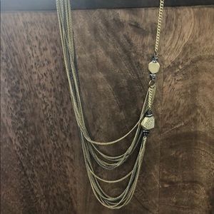 Kenneth Cole | Asymmetrical mixed chain necklace